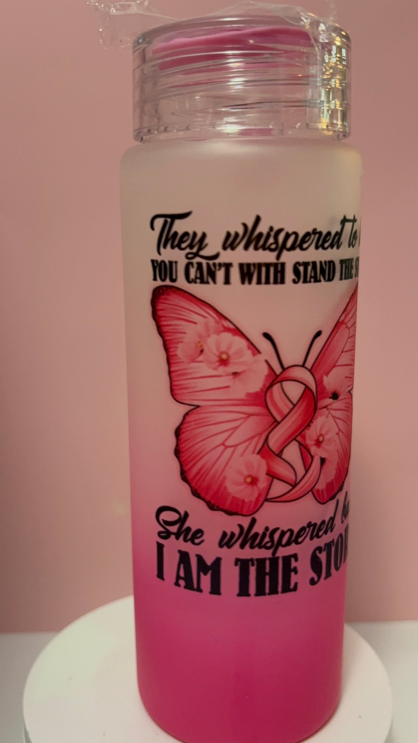 💗 “I Am The Storm” Pink Butterfly 🌸