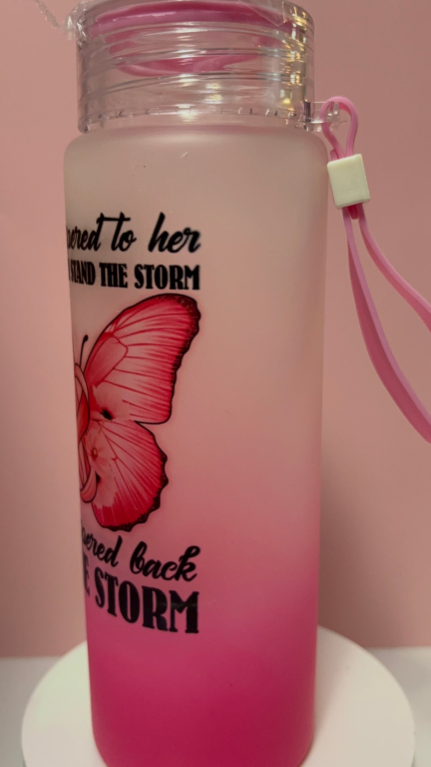 💗 “I Am The Storm” Pink Butterfly 🌸