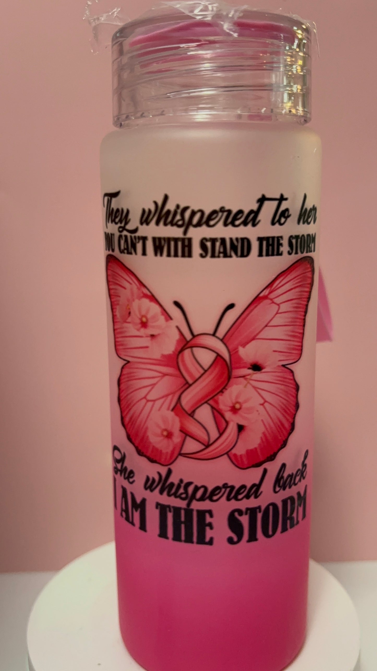 💗 “I Am The Storm” Pink Butterfly 🌸